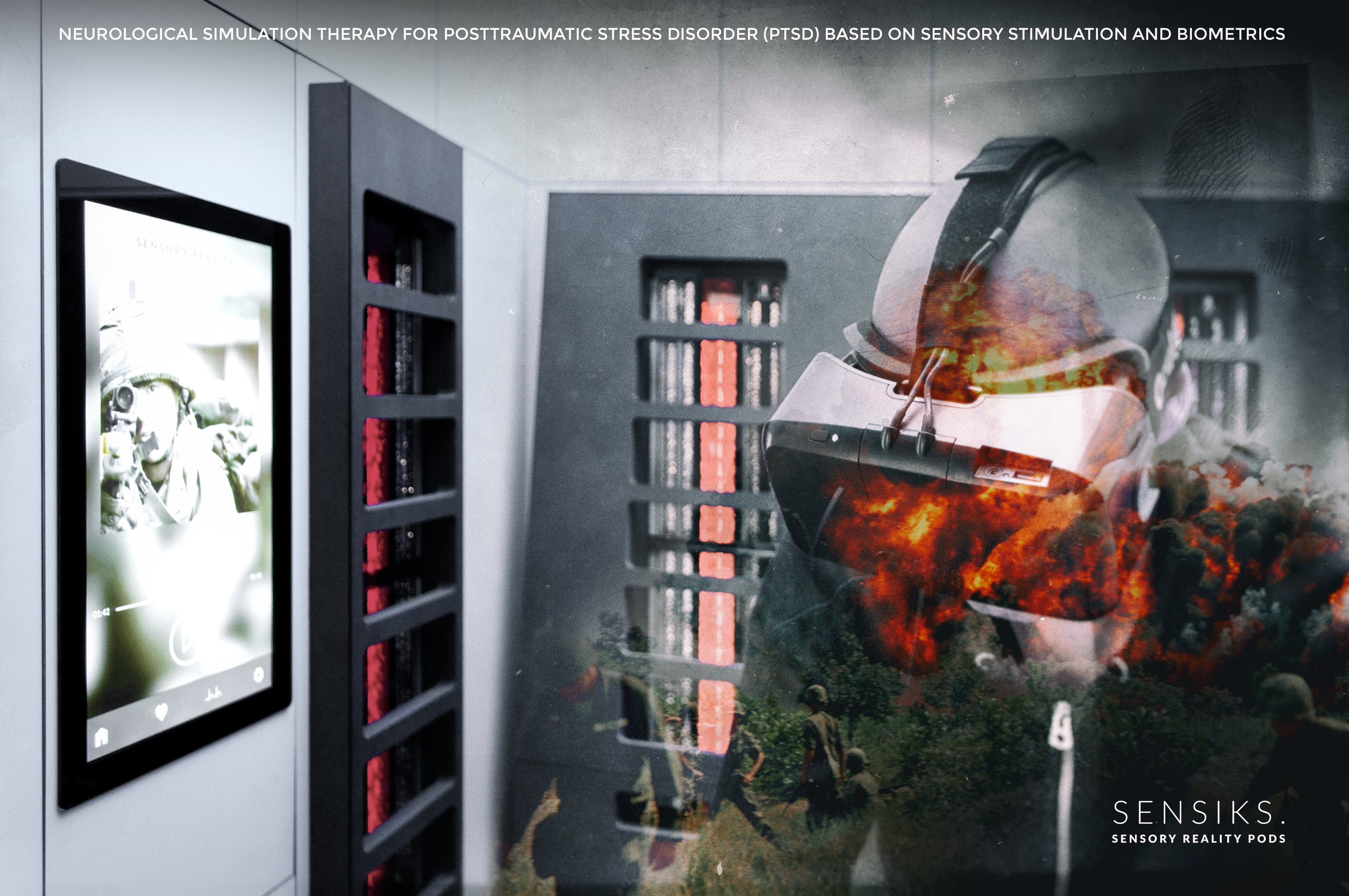Multi-sensory XR defense applications using Sensory Reality™ Pods.