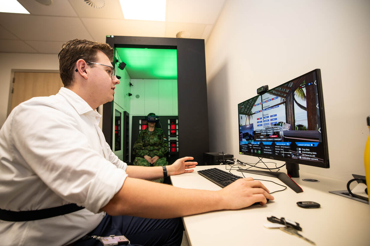Tailored immersion configuration for Dutch MoD PTSD research in SENSIKS pod
