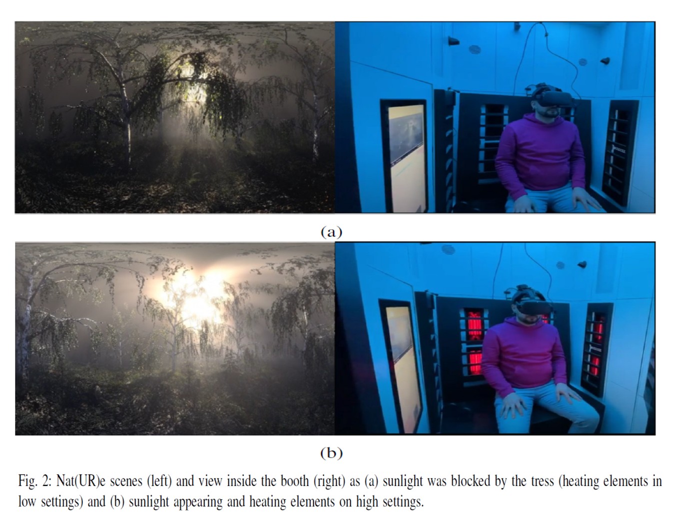 Multisensory ultra-reality nature walk study using the SENSIKS booth