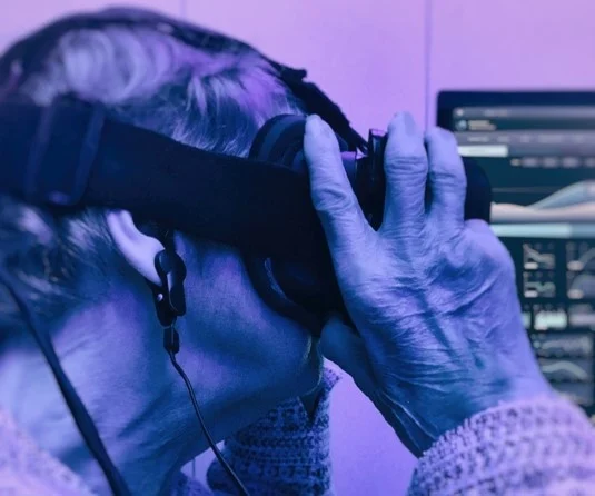Heart rate variability monitoring during Sensory Reality session